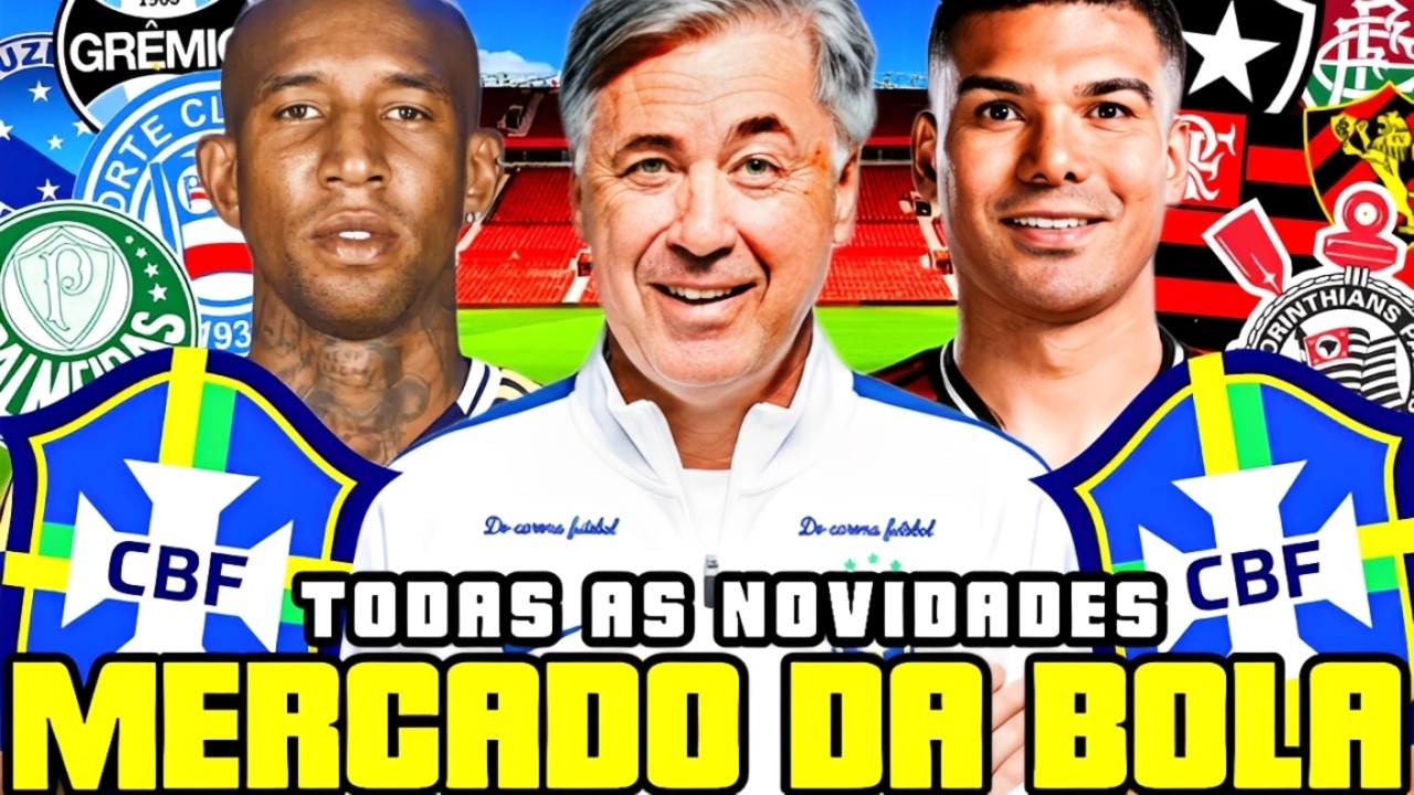 CARLO ANCELOTTI FICA? BRIGA POR CASEMIRO E ANDERON TALISCA?! |   MERCADO DA BOLA