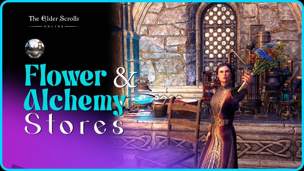 Flower & Alchemy Stores 🧪🌸 | 14  Charming ESO Housing Creations | Housefolio Community
