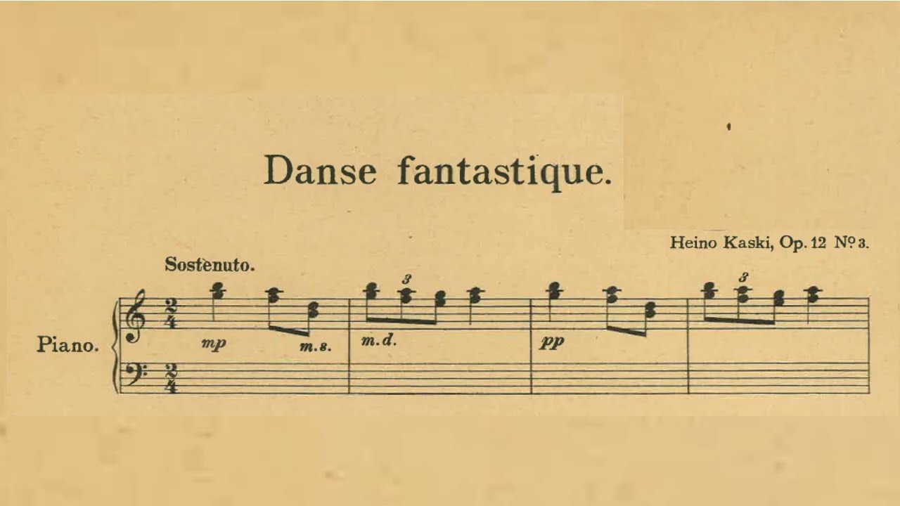 Kaski Danse fantastique Op.12 Nr3