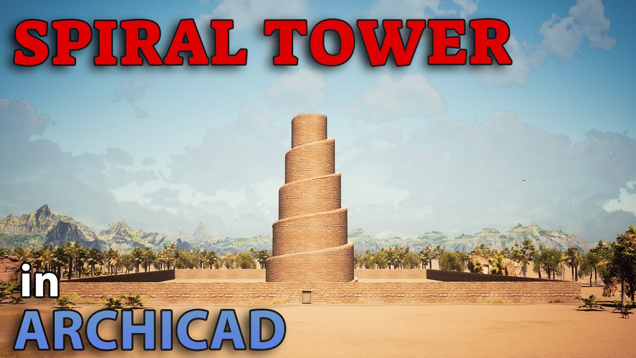 Spiral Tower in Archicad Tutorial