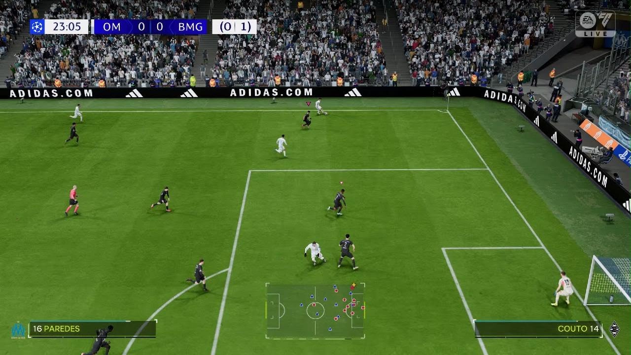Olimpique Marsella - Borussia Monchengladbach (Round of 16 second leg)