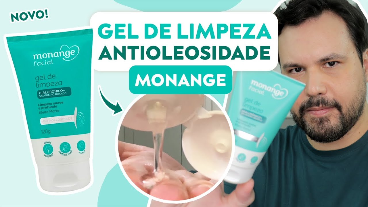 GEL DE LIMPEZA MONANGE Sabonete Facial Antioleosidade Resenha