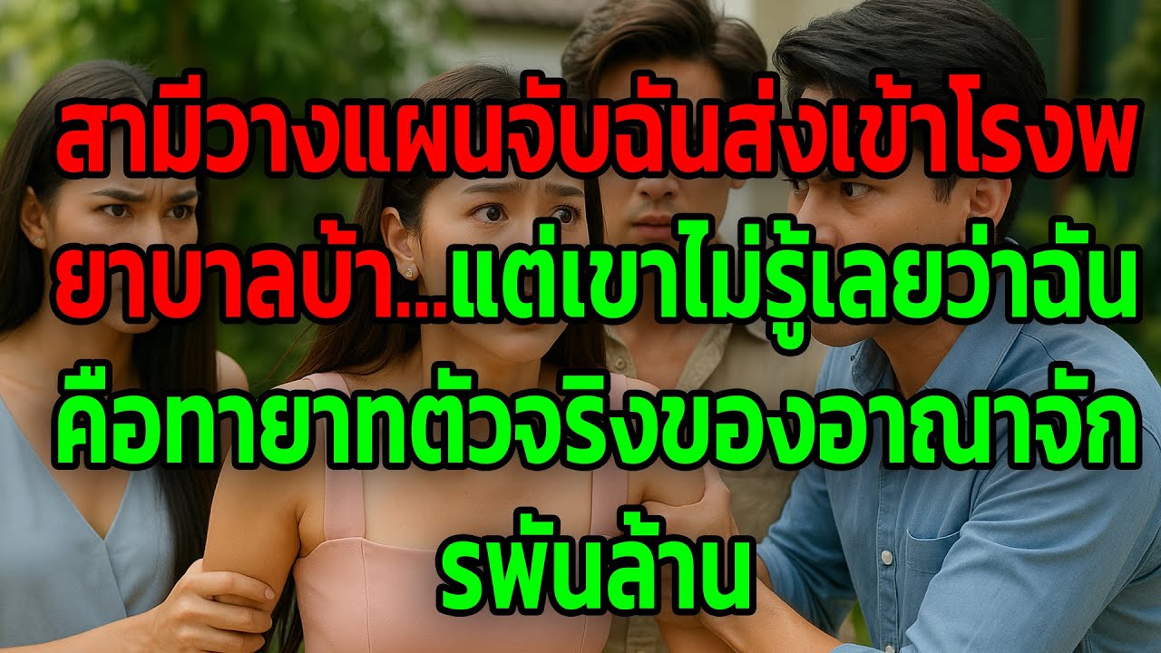สามีวางแผนจับฉันส่งเข้าโรงพยาบาลบ้า…แต่เขาไม่รู้เลยว่าฉันคือทายาทตัวจริงของอาณาจักรพันล้าน