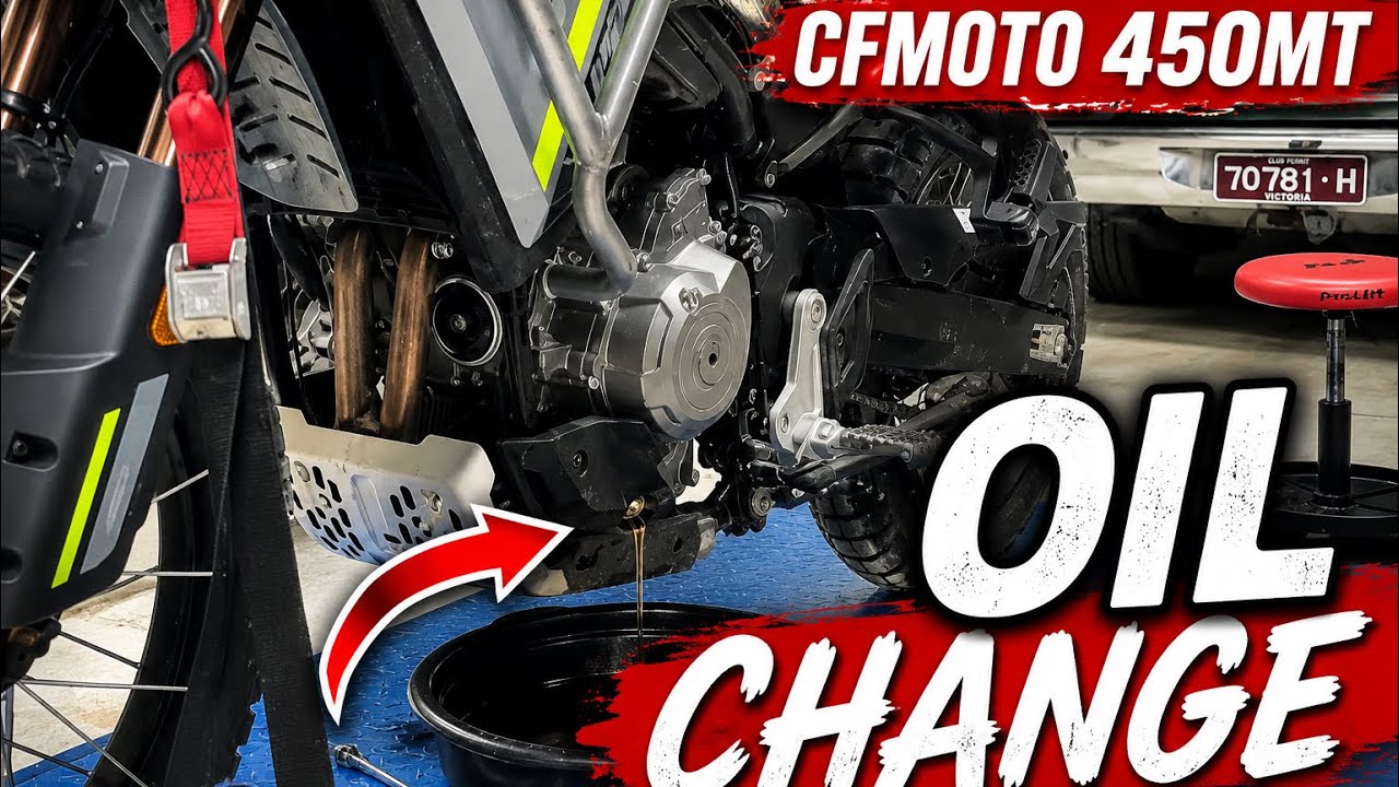 Как заменить масло на CFMOTO 450MT IBEX