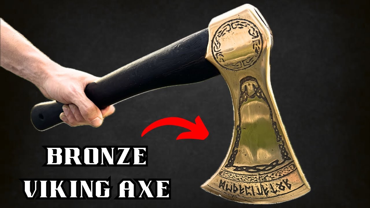 Making a Bronze Viking Axe | Nordic Hatchet