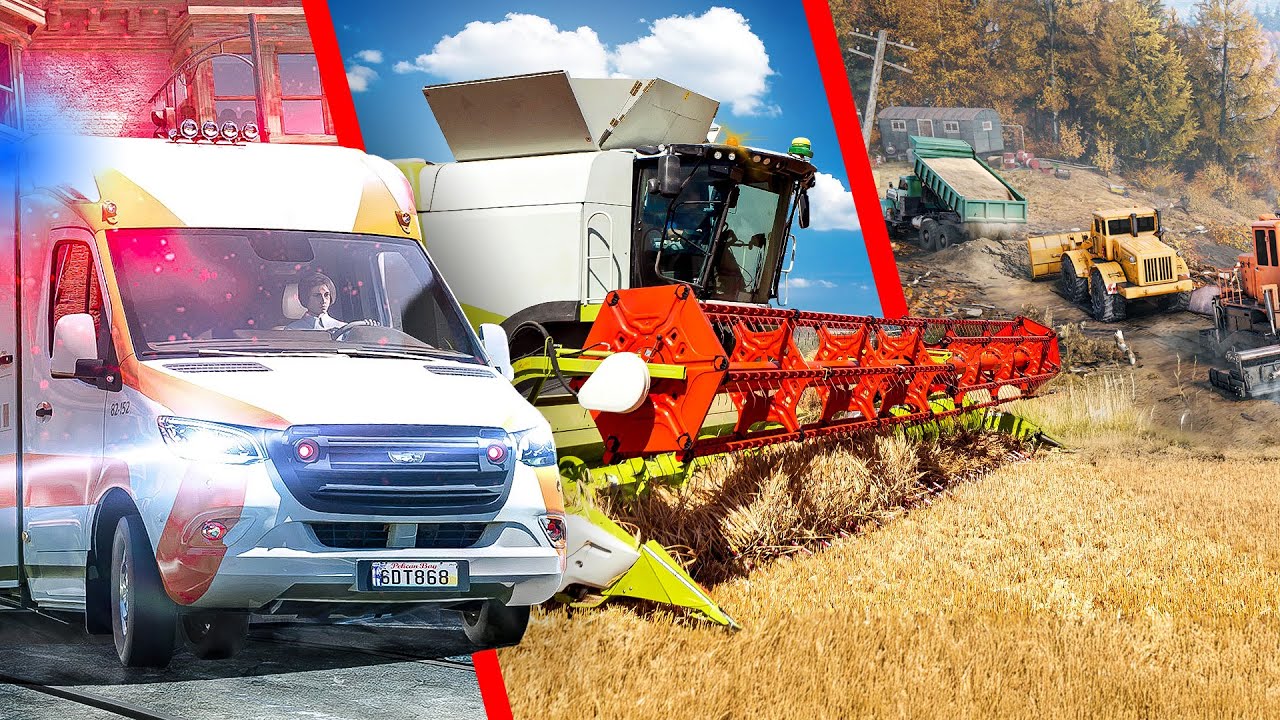 SIMULATOREN 2025: Diese TOP Simulationen kommen dieses Jahr! Rettung, Landwirtschaft und Roadcraft!