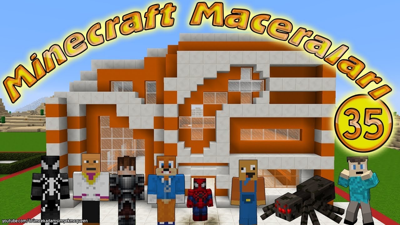 Joker Örümcek Oldu Minecraft Maceraları Bölüm 35 Örümcek Bebeğin Tabloları
