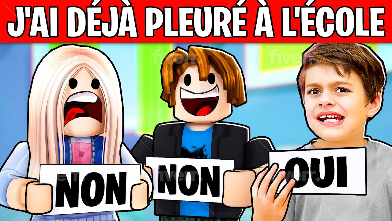 J'AI DÉJÀ / JE N'AI JAMAIS sur ROBLOX (Never have I ever!)