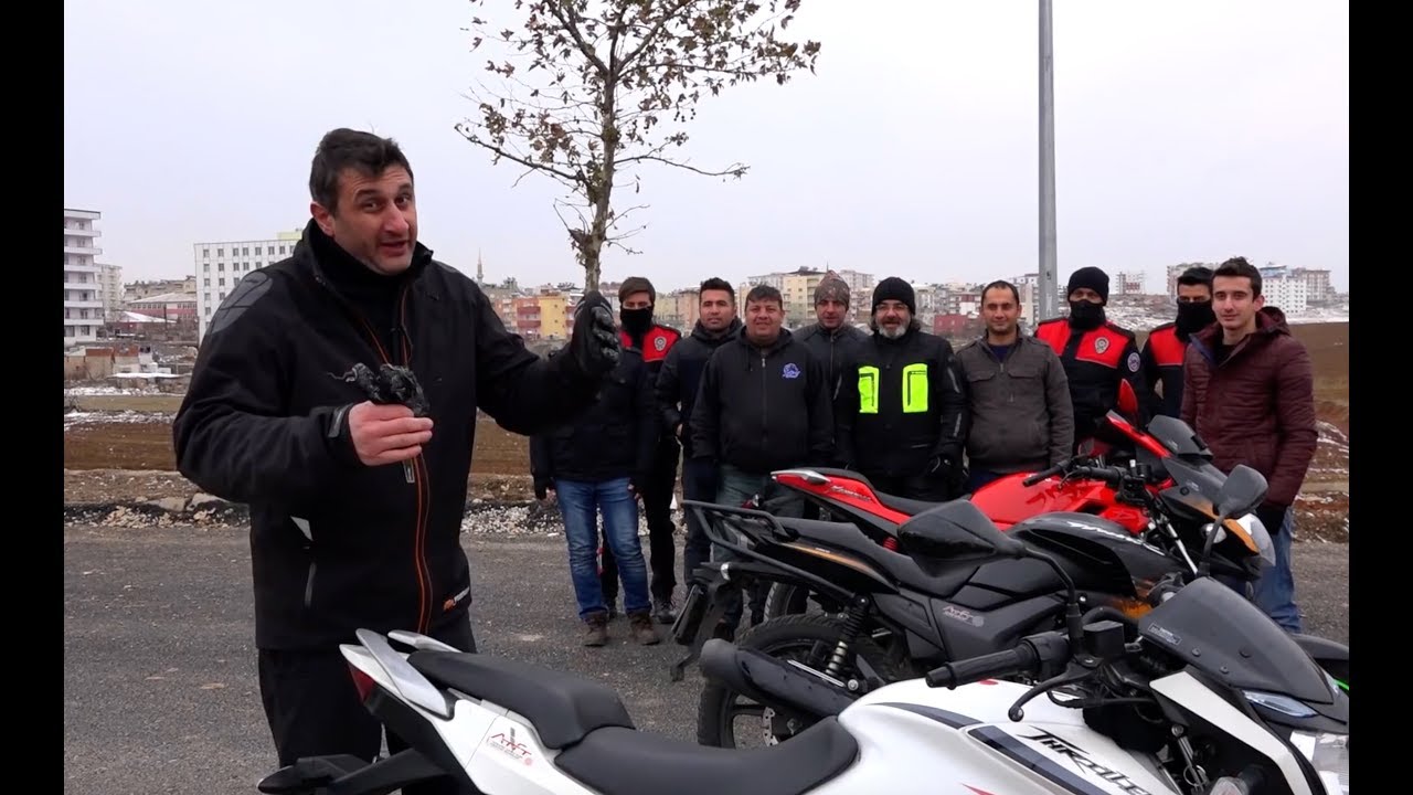 Halil Hoca & AEA; Siirt Emniyet Müdürlüğü Temel Motosiklet Eğitimi
