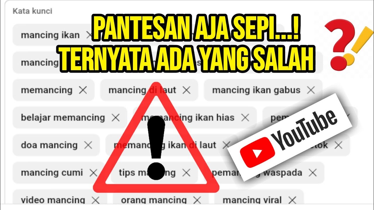 Cara Menambah Kata Kunci Channel YouTube Yang Benar