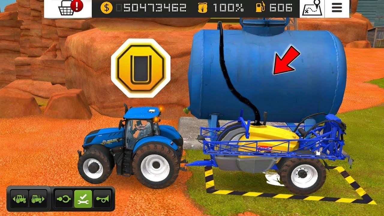 FS 18 The fertilizer machine has completed its work. Farming simulator 18 gameplay 👉 timelapse