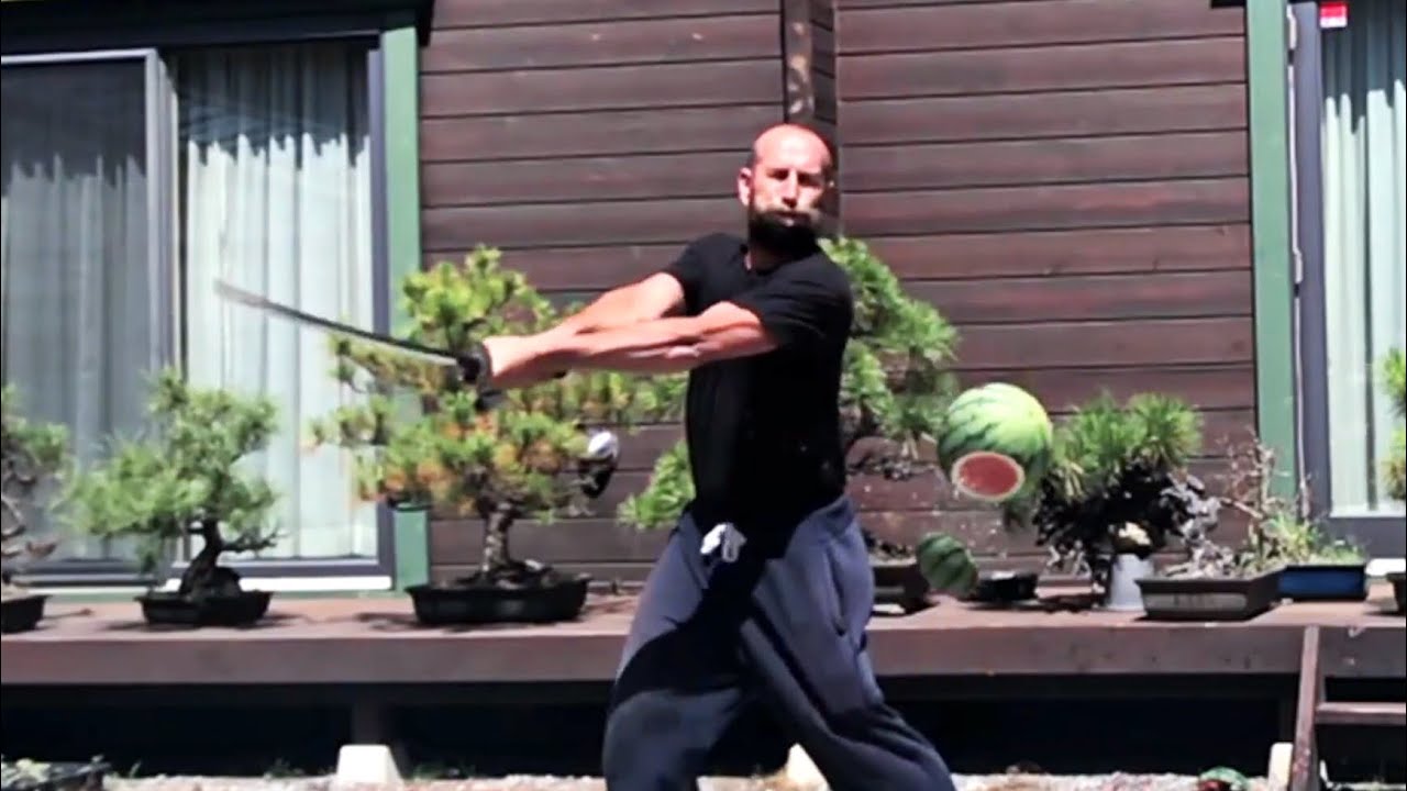 Fruit Ninja In Real Life ( Slow Motion )