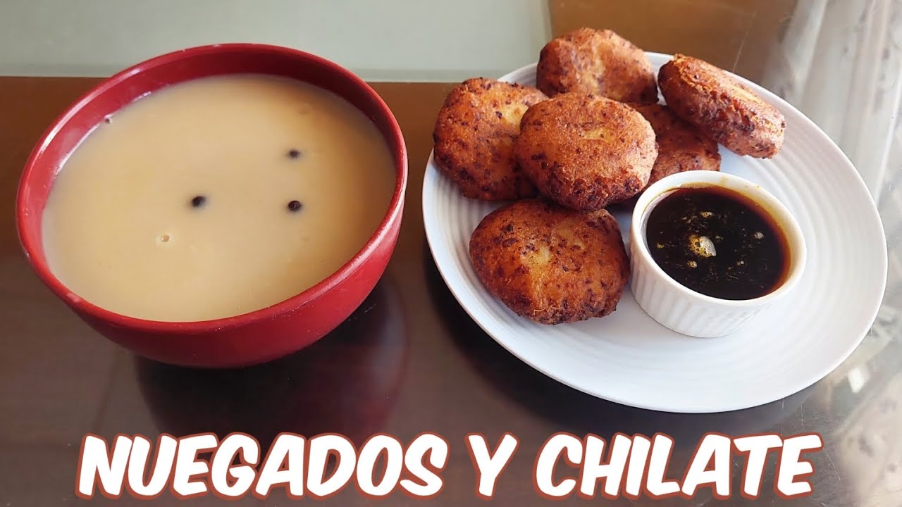 Nuegados de Yuca con Chilate - Receta Tradicional Salvadoreña | Cocina Salvadoreña