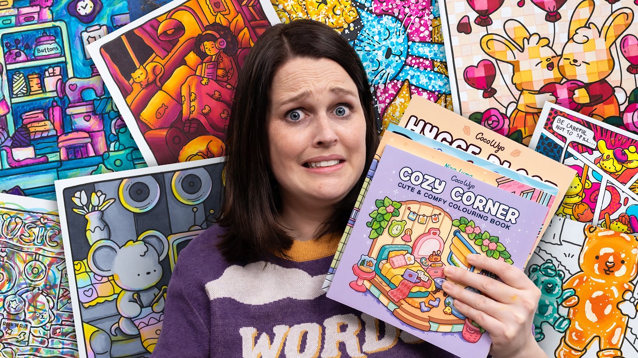 Trying Every Viral Colouring Book Trend