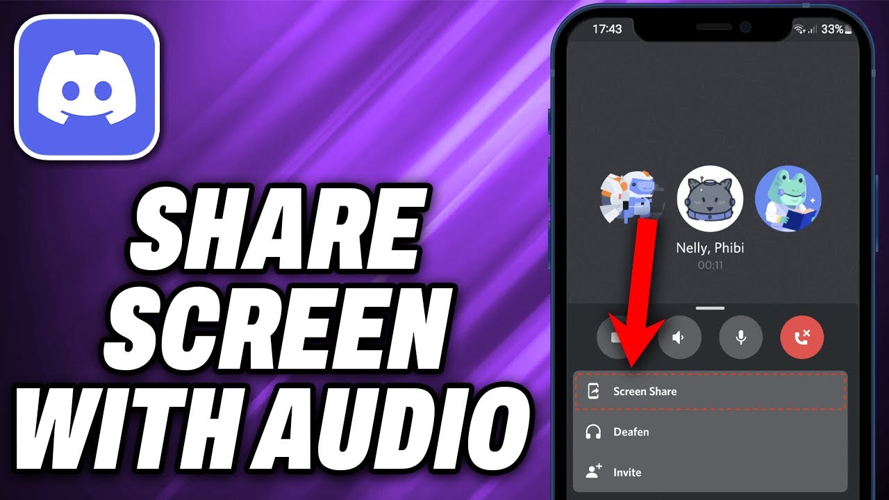 How To Share Screen With Audio in Discord Mobile