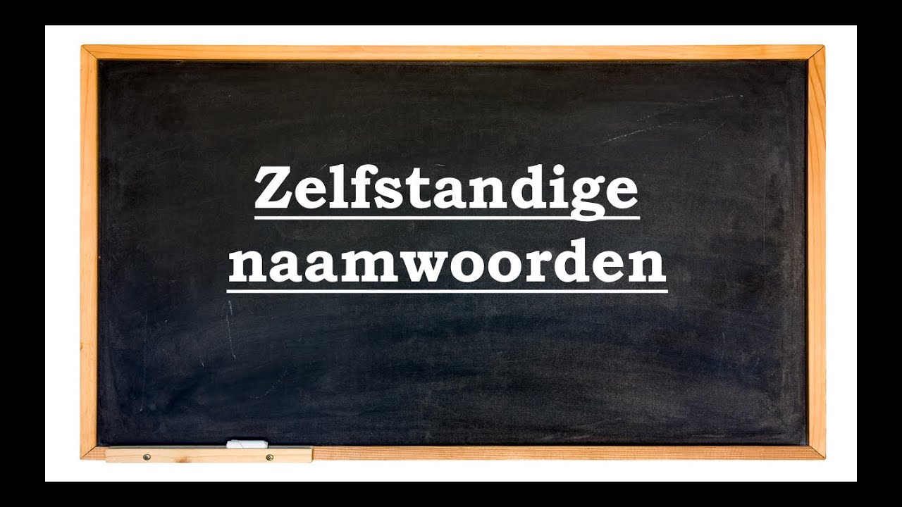Meester Nicky TV zelfstandige naamwoorden