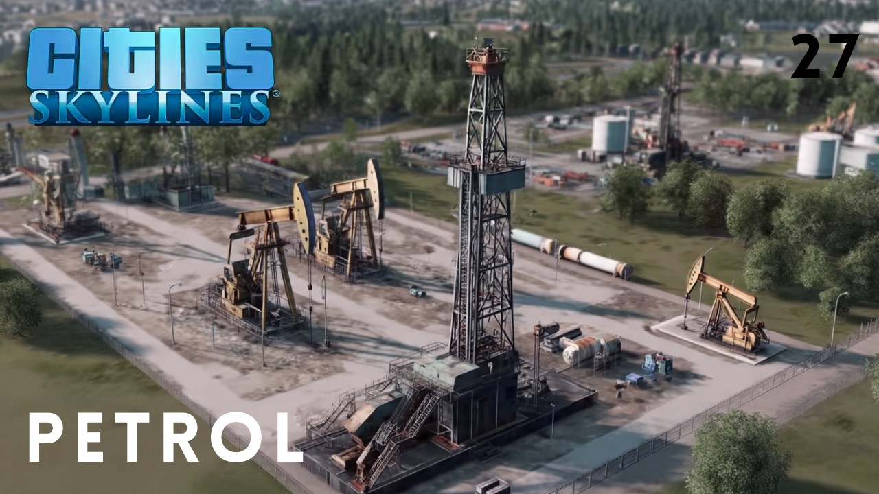 Paralı Yollar - Cities Skylines  (27) Petrol Sanayi