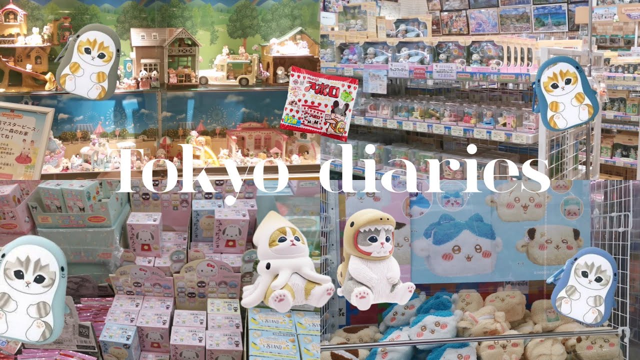 toys and trinket shopping in Japan 🍓 sanrio & sylvanian families store, huge haul!