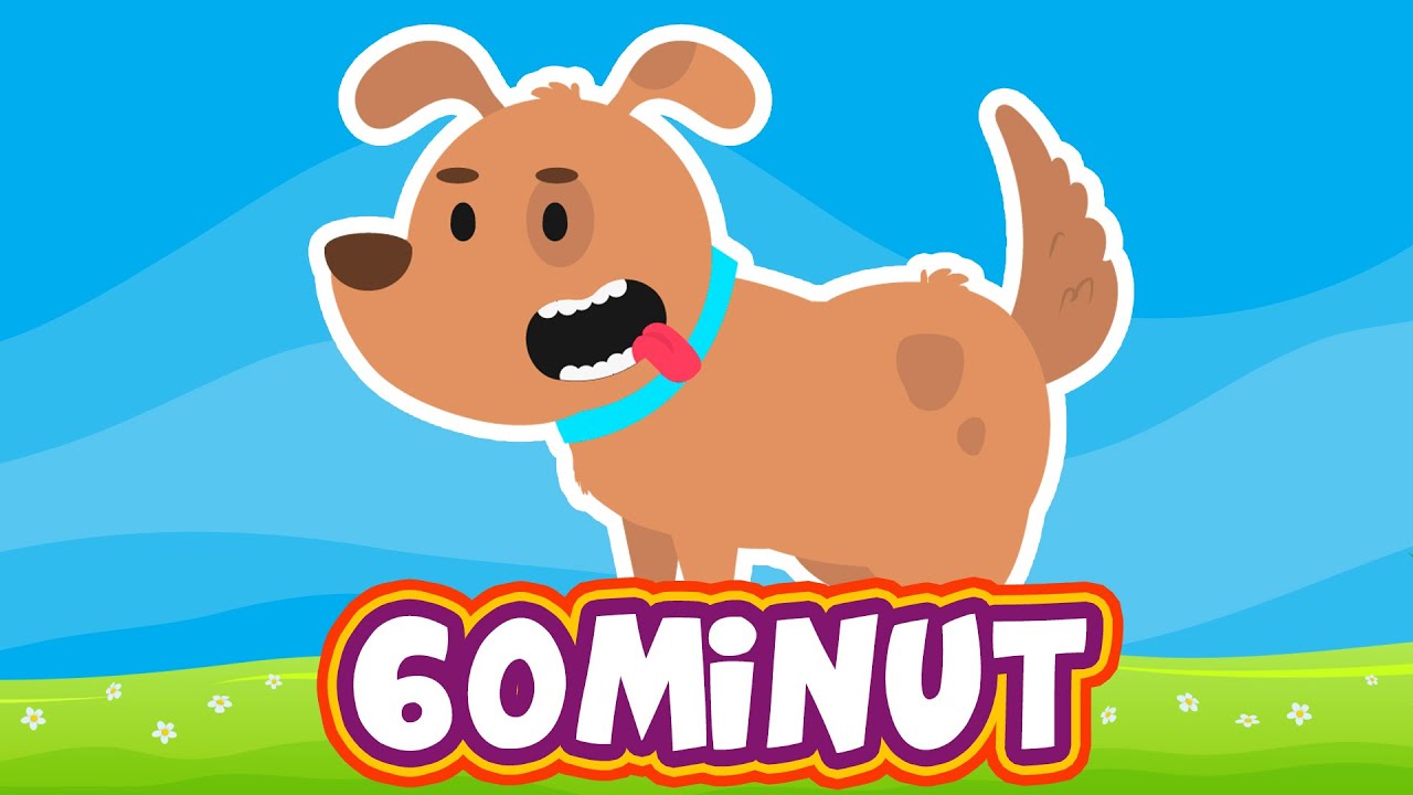 MIX - PIESEK - GODZINA PIOSENEK DLA DZIECI - ŚPIEWAJĄCE BRZDĄCE 🍎☀️🐶