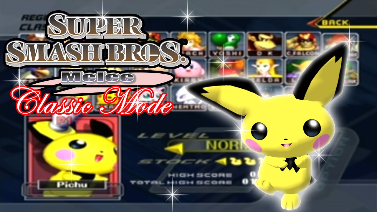 Super Smash Bros. Melee - Classic Mode - Pichu