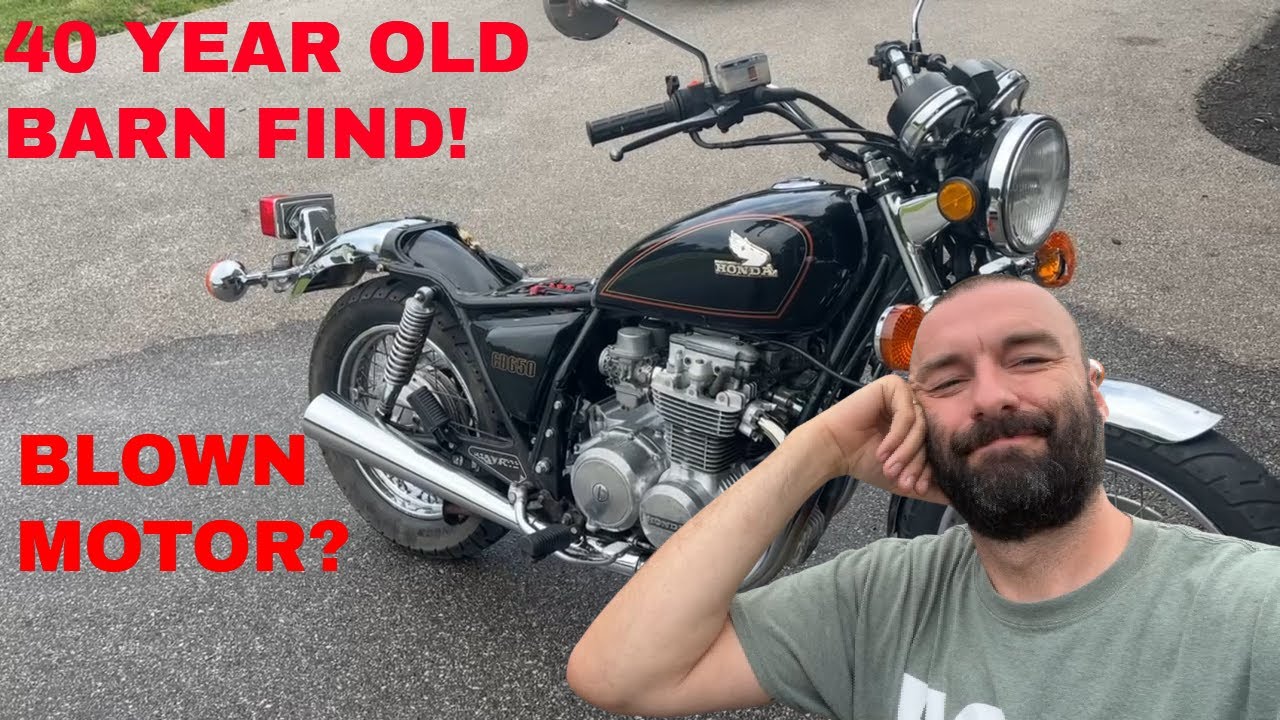 40 Year Old Barn Find! 1981 Honda CB650. Will it Even Run!?