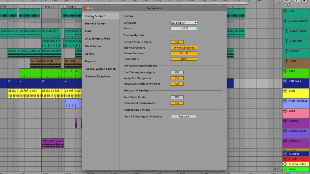 Lesson 1 - Ableton Live Setup