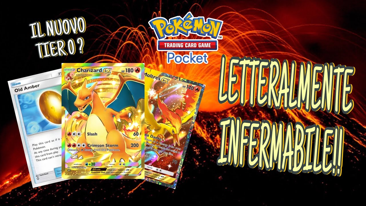Il Nuovo DECK dei PRO! CHARIZARD EX con i fossili! Più forte di Pikachu EX? Pokemon TCG Pocket!