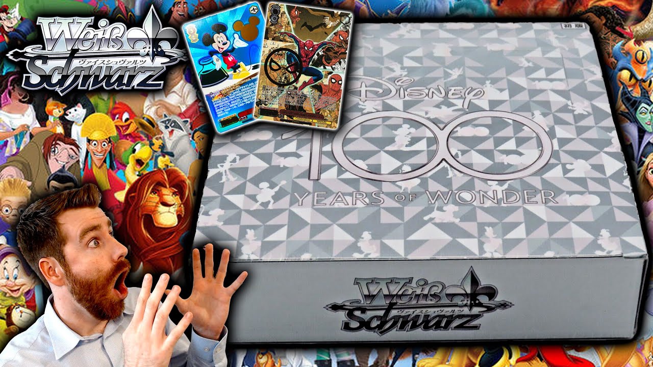 Disney 100 Years of Wonder Weiss Schwarz Booster Box Opening!