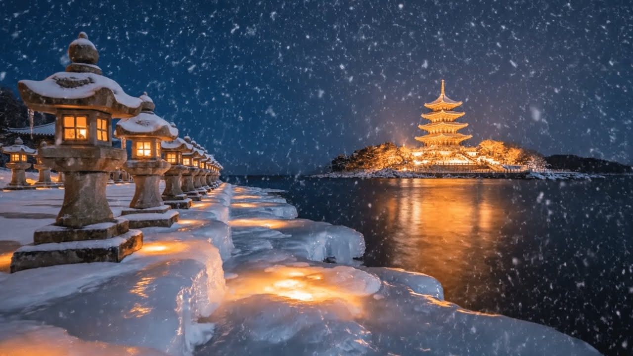 Winter Fantasy World | Relaxing Winter Fantasy Ambience for Sleep & Study