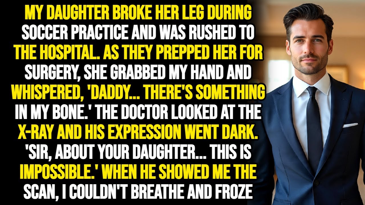 MY DAUGHTER BROKE HER LEG WHEN THE DOCTOR SHOWED ME THE SCAN, I FROZE...