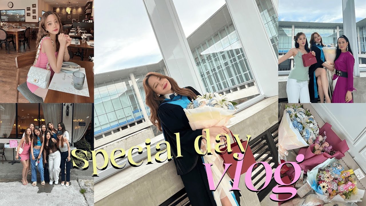 Special weekend vlog 🥳| ถ่ายรูปรับปริญญากับครอบครัว🎓 , friend's birthday brunch🎂 | Beamsareeda💖