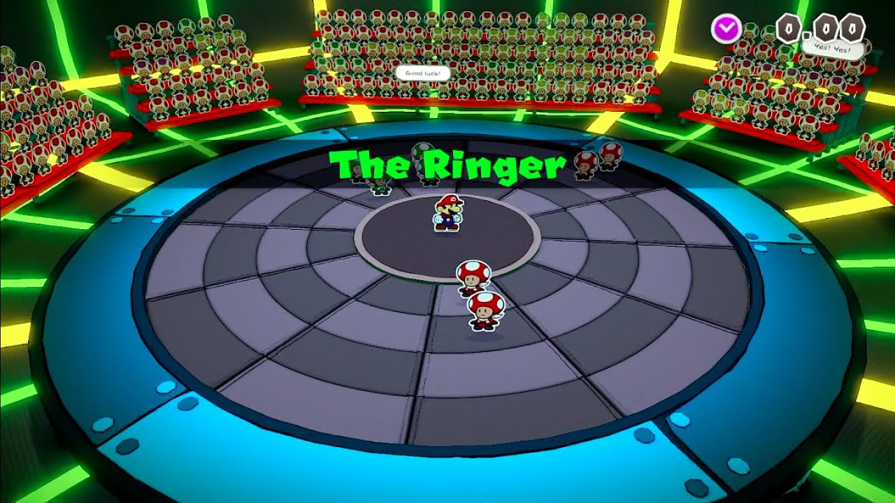 Paper Mario: The Origami King - Ring Trainer (The Ringer & Speed Rings)