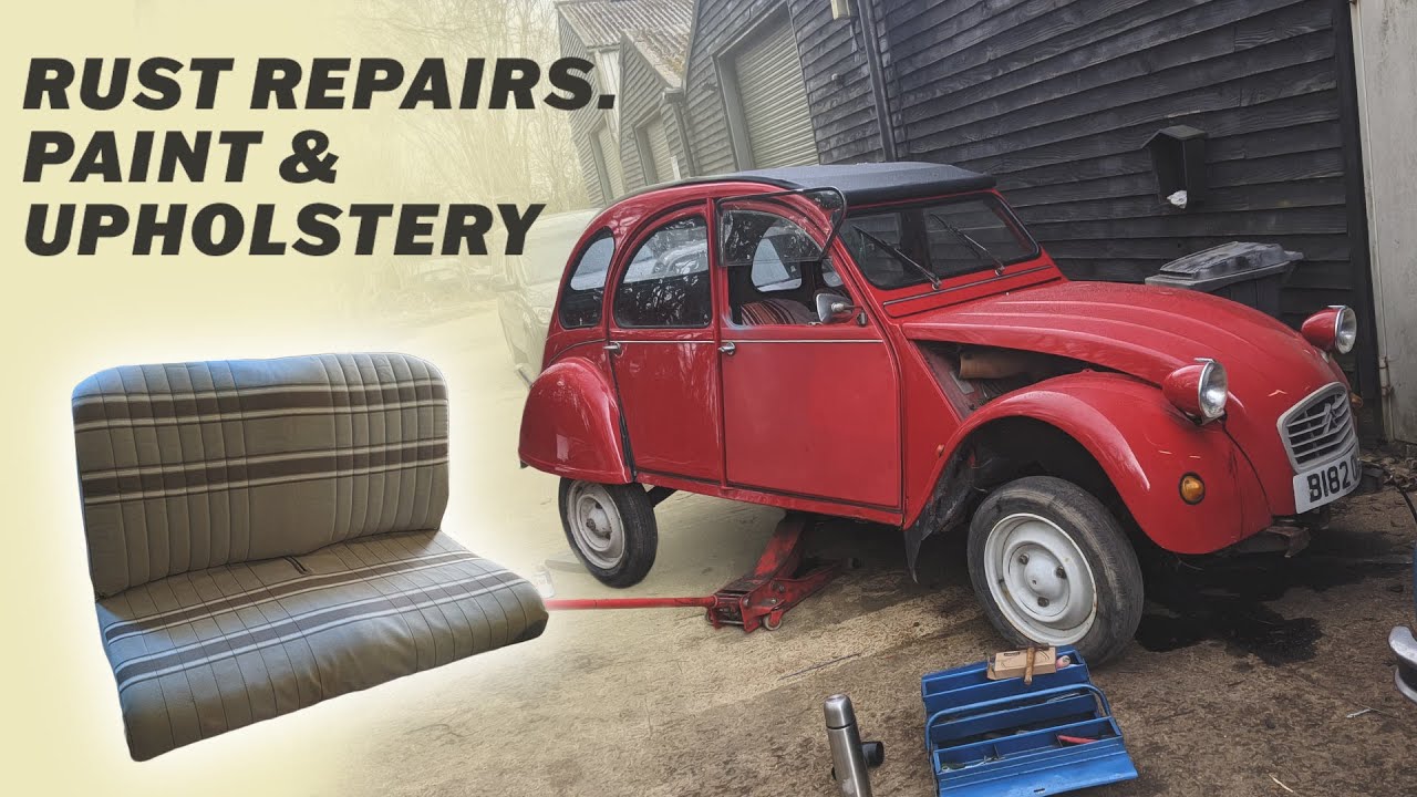 Rust repairs, paint & upholstery - Project 2CV