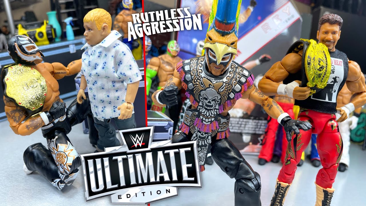 WWE ULTIMATE EDITION REY MYSTERIO RUTHLESS AGGRESSION FIGURE REVIEW!