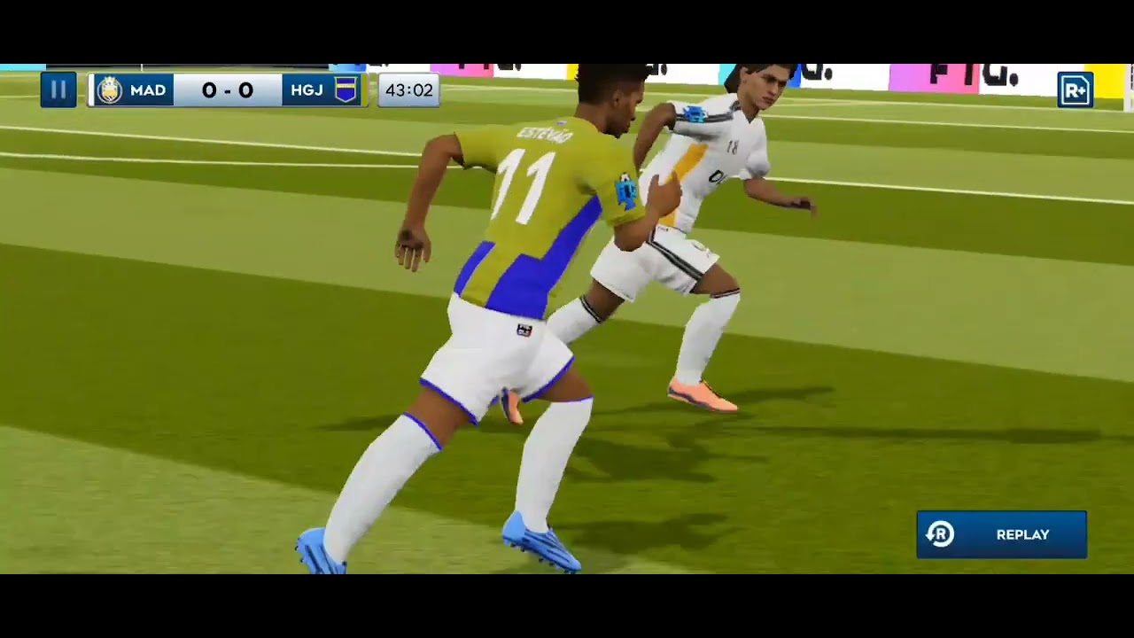 Meu time jogando contra o do real Madrid 🥶 [não gravei esses dias porque estava doente]