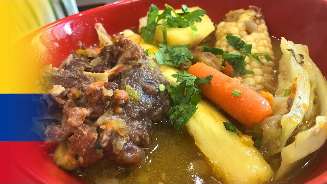 Como hacer un exquisito sancocho de cola de res Colombiano