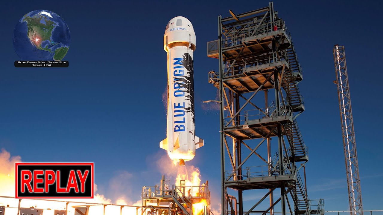 REPLAY: New Shepard NS-38 crewed suborbital launch (22 Jan 2026)