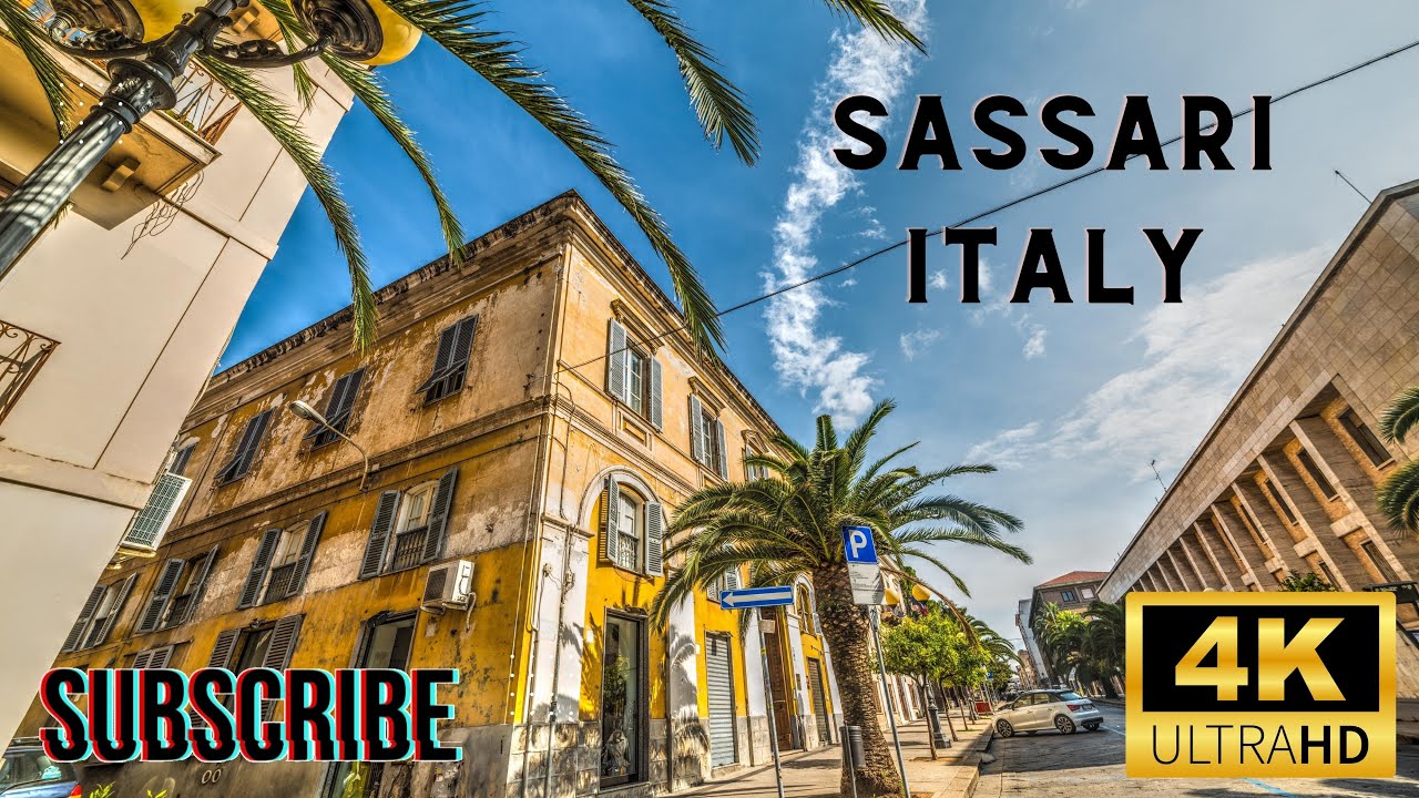Sassari amazing 4k drone footage ( italy )