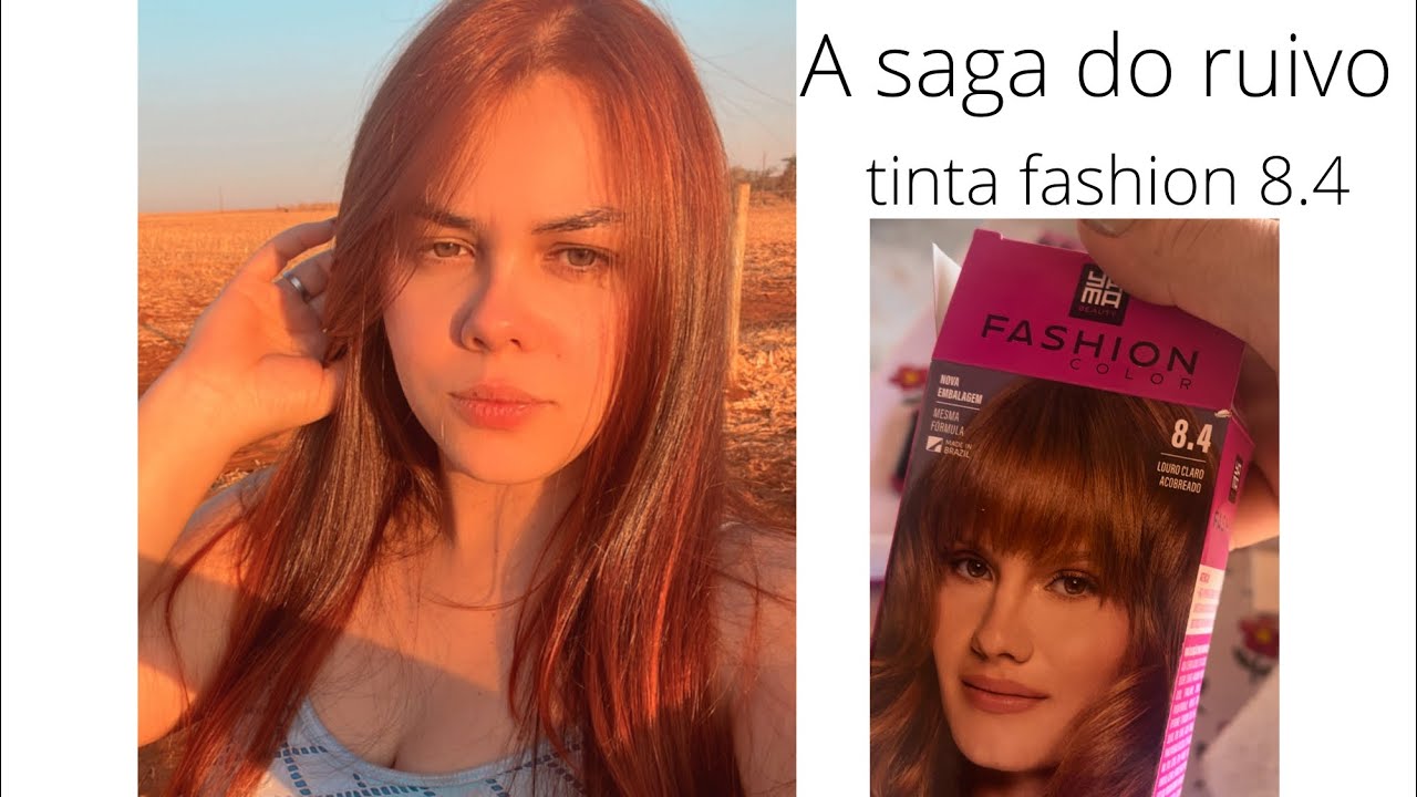 A saga do ruivo, tinta fashion color 8.4