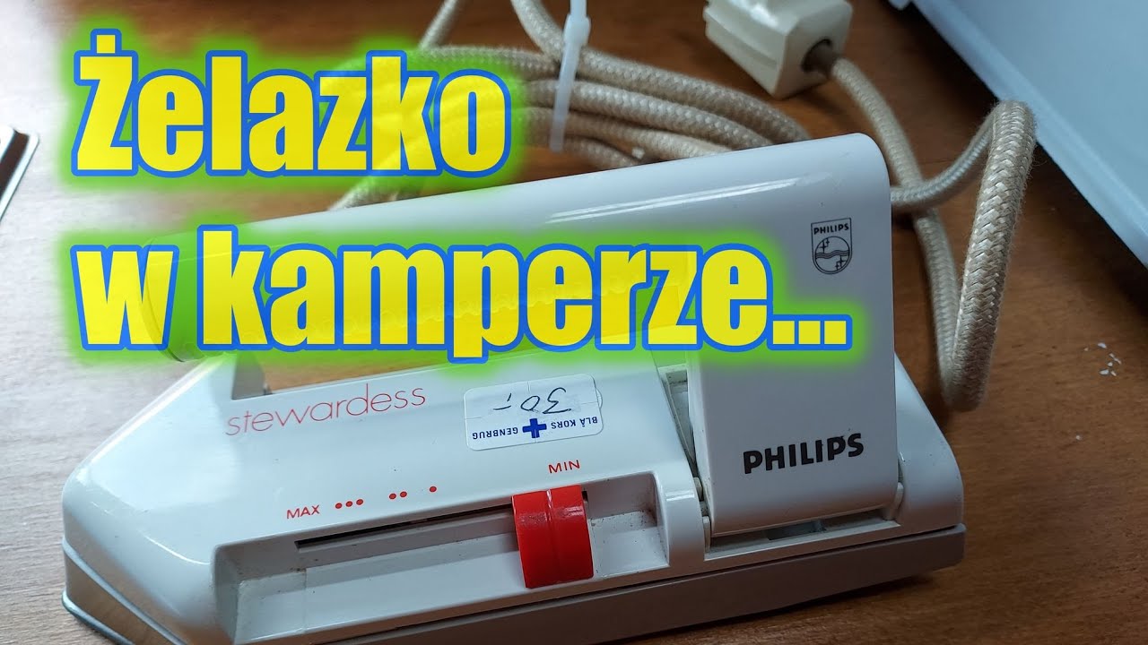 Recycling po duńsku: żelazko turystyczne Philips Stewardess za 18 ziko /425