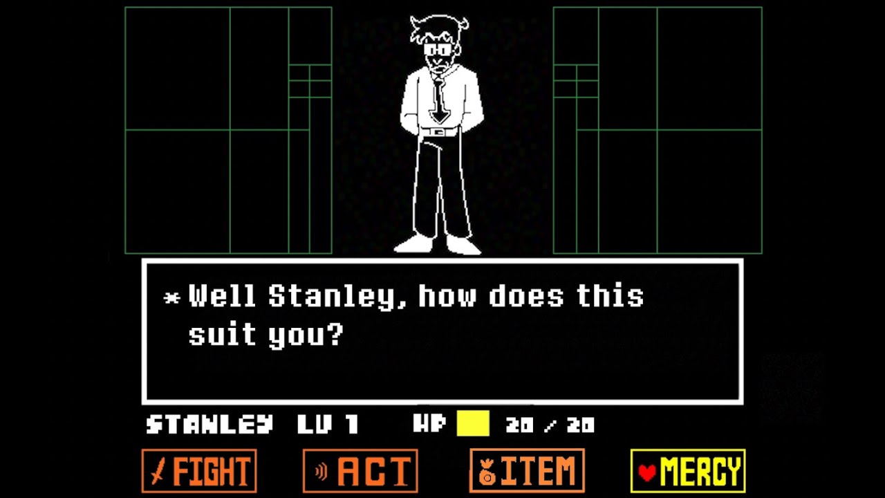 The Narrator Blocks The Way! [The Stanley Parable & Undertale: Fan Animation]