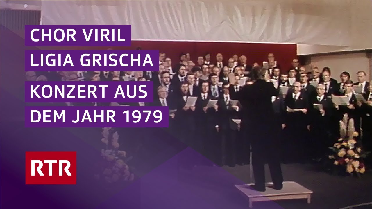 Concert chor viril Ligia Grischa 1979 I Archiv I RTR Musica