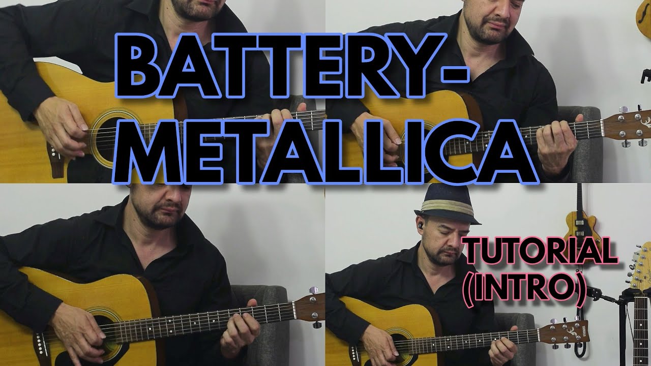 como tocar BATTERY-METALLICA. (intro)
