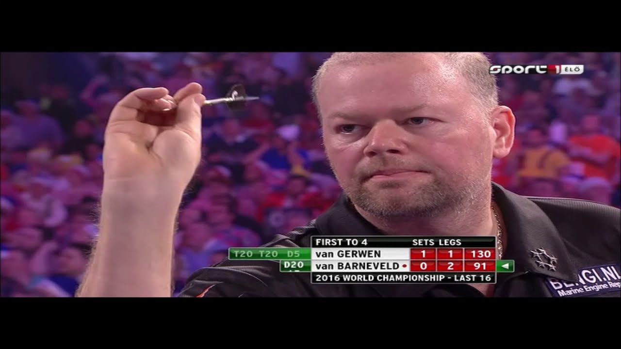 Michael van Gerwen vs  Raymond van Barneveld 2016 PDC World Darts Championship 2015.12.29  Last 16