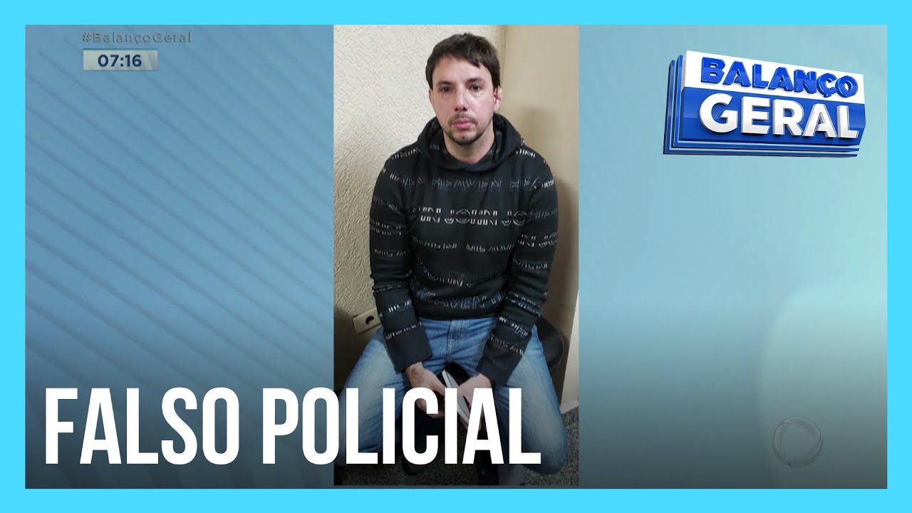 Homem que fingia ser policial federal é preso em São Paulo