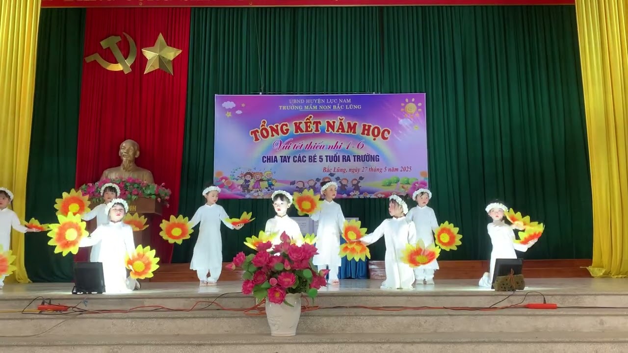 Bài múa “Tạm biệt trường mầm non” lớp MG. 5-6 tuổi ngày ra trường 
