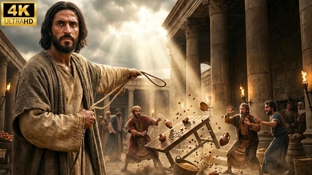 SO WAR der Markt von JERUSALEM Minuten bevor JESUS die Händler vertrieb — KI-REKONSTRUKTION