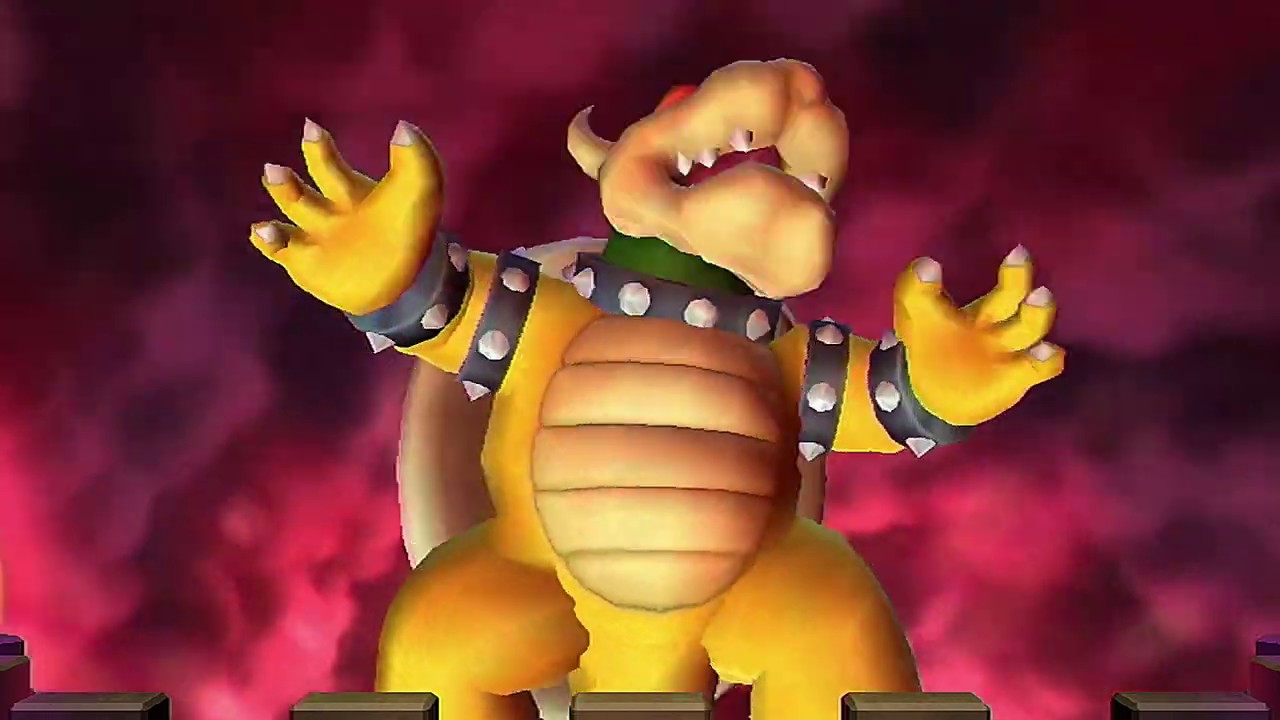 Mario Party 9 - Boss Battle Minigame - Bowser's Block Battle