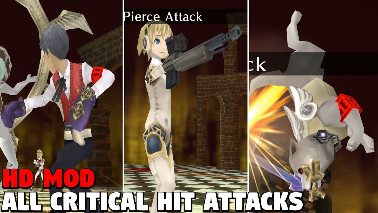 Persona 3 Portable - All Critical Hit Attacks