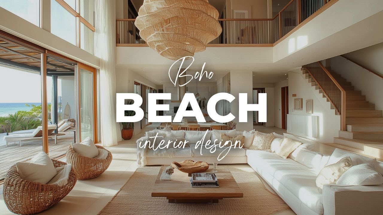 Boho Beach Interior Design : The One Style That Feels Like a Vacation Every Day [4K]